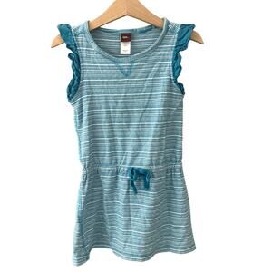 Tea Collection Prachi Stripe Sporty Dress - Bondi Blue - 4